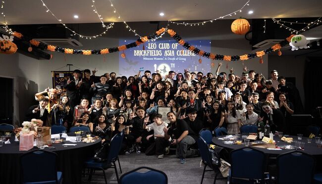 BAC Leo Club Celebrates 10th AnniversaryHalloween-Themed Dinner Bash